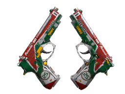 Dual Berettas | Twin Turbo (Battle-Scarred)